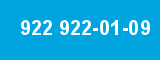 922 922-01-09 922 922-01-09